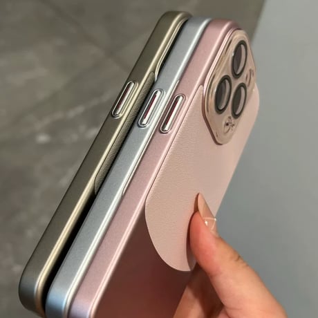 【お取り寄せ商品】iPhoneケース スマホケース iPhone16 iPhone15 iPhone14 ツートンカラー メタリック シンプル M7038