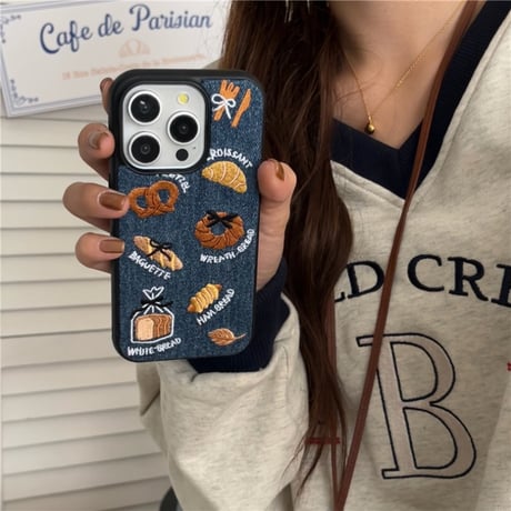 【お取り寄せ商品】iPhoneケース スマホケース iPhone16 iPhone15 iPhone14 かわいい デニム 韓国 L9270