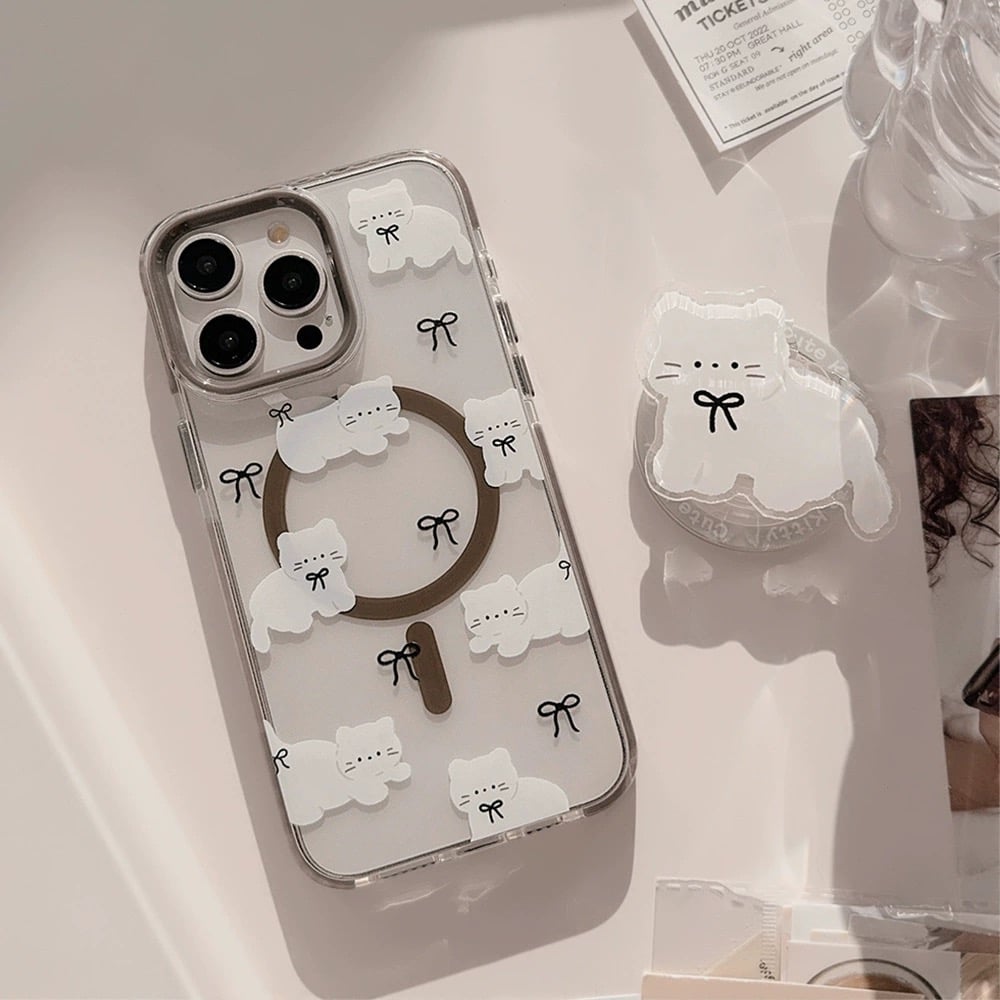 この商品は白ネコです。他の方の購入はご遠慮ください iPhone 14 この