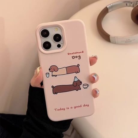 【お取り寄せ商品】iPhoneケース スマホケース iPhone15 iPhone14 シンプル 可愛い 犬 L9011