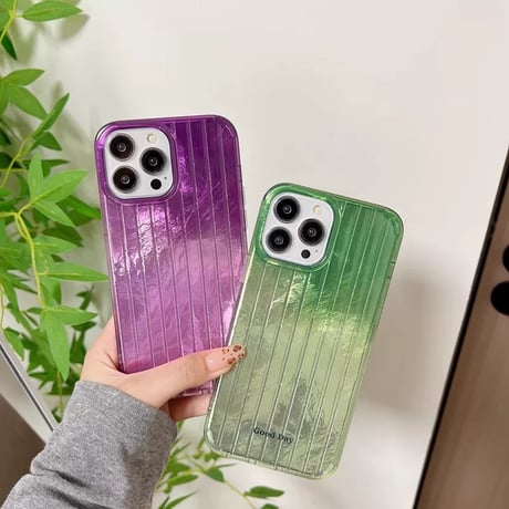 【お取り寄せ商品】iPhoneケース スマホケース iPhone15 iPhone14 シンプル きれいめ グリーン パープル L8996