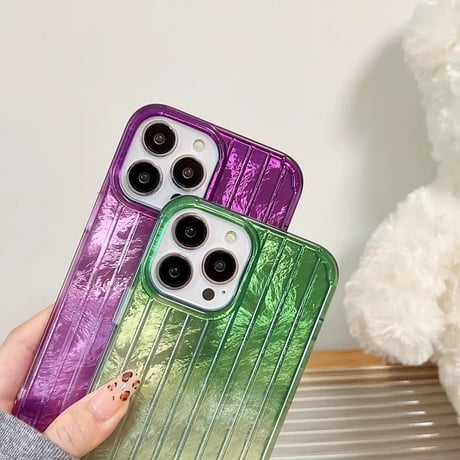 【お取り寄せ商品】iPhoneケース スマホケース iPhone15 iPhone14 シンプル きれいめ グリーン パープル L8996