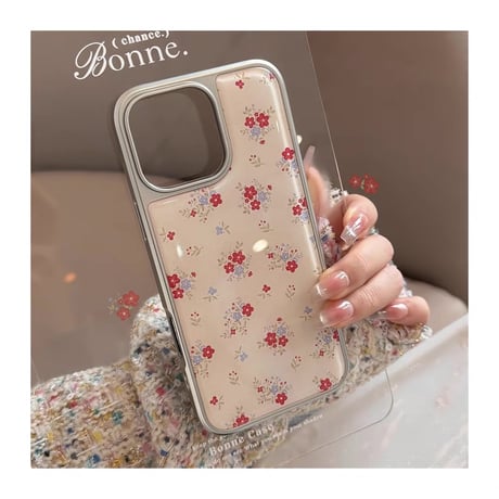 【お取り寄せ商品】iPhoneケース スマホケース iPhone16 iPhone15 iPhone14 大人可愛い 春 花柄 Ｌ9434
