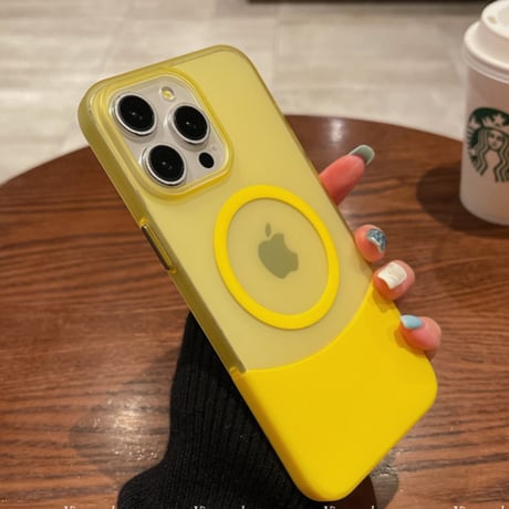 【お取り寄せ商品】iPhoneケース スマホケース iPhone15 iPhone14 クリアカラー ツートン L8372