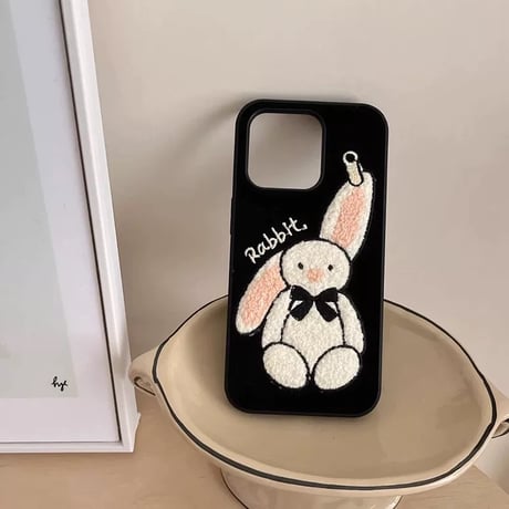 【お取り寄せ商品】iPhoneケース スマホケース iPhone16 iPhone15 iPhone14 かわいい キュート うさぎ L9156