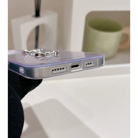 【お取り寄せ商品】iPhoneケース スマホケース iPhone15 iPhone14 かわいい キュート 光沢 リボン L8953