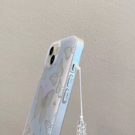 【お取り寄せ商品】iPhoneケース スマホケース iPhone16 iPhone15 iPhone14 きれいめ 蝶々 L9155