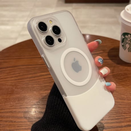 【お取り寄せ商品】iPhoneケース スマホケース iPhone15 iPhone14 クリアカラー ツートン L8372