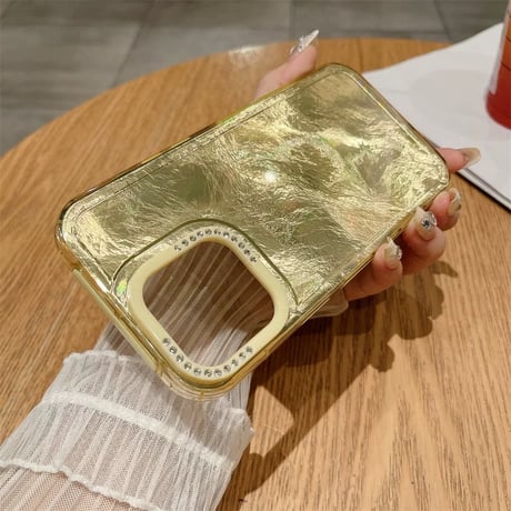 【お取り寄せ商品】iPhoneケース スマホケース iPhone16 iPhone15 iPhone14 シンプル キラキラ 光沢 L9006