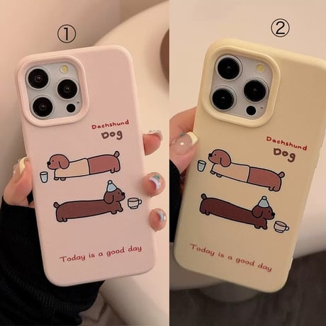 【お取り寄せ商品】iPhoneケース スマホケース iPhone15 iPhone14 シンプル 可愛い 犬 L9011