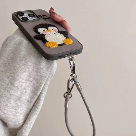 【お取り寄せ商品】iPhoneケース スマホケース iPhone16 iPhone15 iPhone14 かわいい ペンギン L9224
