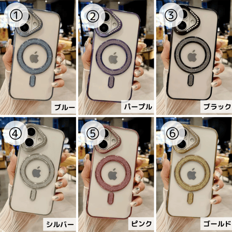 【お取り寄せ商品】iPhoneケース スマホケース iPhone16 iPhone15 シンプル ストーン magsafe キラキラ M7028