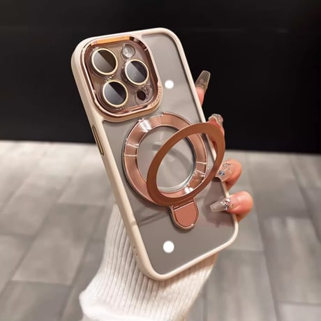 【お取り寄せ商品】iPhoneケース スマホケース iPhone15 iPhone14 Magsafe マグネット 磁気 カラーフレーム フレームケース 透明 シンプル 推し活 L7784