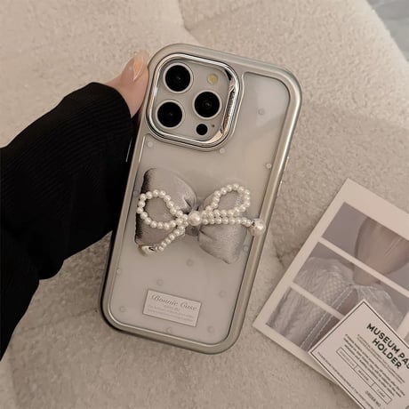 【お取り寄せ商品】iPhoneケース スマホケース iPhone15 iPhone14 ラブリー リボン かわいい L9004