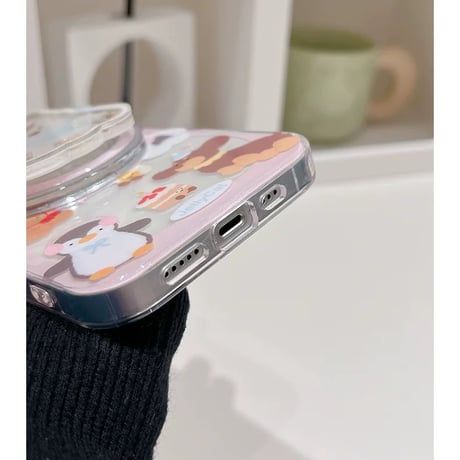 【お取り寄せ商品】iPhoneケース スマホケース iPhone16 iPhone15 magsafe対応 磁石 可愛い韓国 犬 M7024