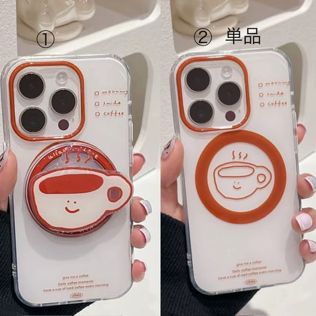 【お取り寄せ商品】iPhoneケース スマホケース iPhone16 iPhone15 iPhone14 かわいい マグカップ MagSafe L9211