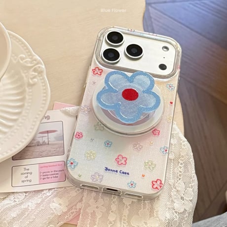 【お取り寄せ商品】iPhoneケース スマホケース iPhone17 iPhone16 iPhone15 韓国 可愛い フラワー 花柄 magsafe M7182