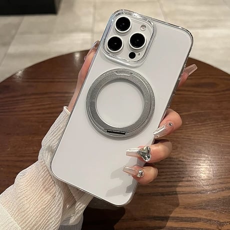 【お取り寄せ商品】iPhoneケース スマホケース iPhone16 iPhone15 iPhone14 シンプル クリア ブラック シルバー MagSafe L9476