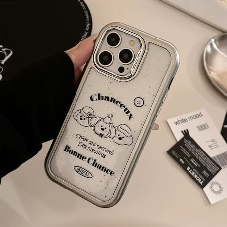 【お取り寄せ商品】iPhoneケース スマホケース iPhone15 iPhone14 dog クリア かわいい L8947