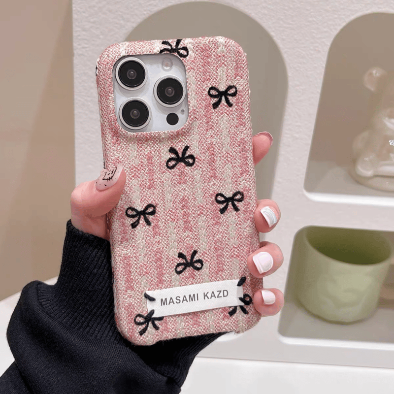 Dairich リボン付きiPhoneケースライトブルー　iPhone16 Dairich リボン付きiPhoneケースライトブルー iPhone16
