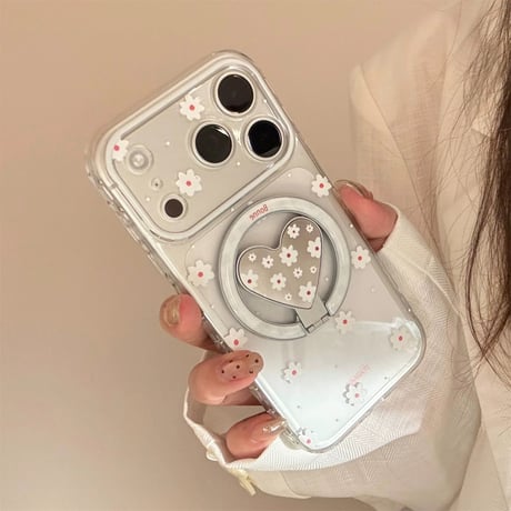 【お取り寄せ商品】iPhoneケース スマホケース iPhone17 iPhone16 iPhone15 韓国 magsafe 花柄 可愛い M7179