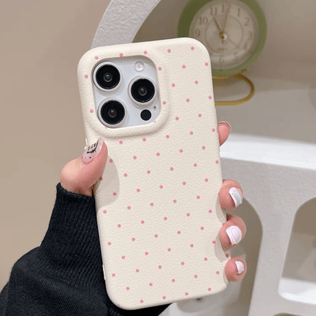 【お取り寄せ商品】iPhoneケース スマホケース iPhone15 iPhone14 マット ドット柄 L8962