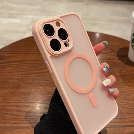 【お取り寄せ商品】iPhoneケース スマホケース iPhone15 iPhone14 クリアカラー MagSafe L8371
