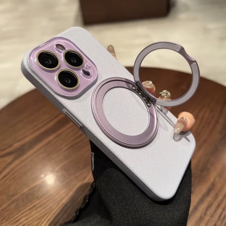 【お取り寄せ商品】iPhoneケース スマホケース iPhone16 iPhone15 iPhone14 大人可愛い シンプル MagSafe レザー L9303
