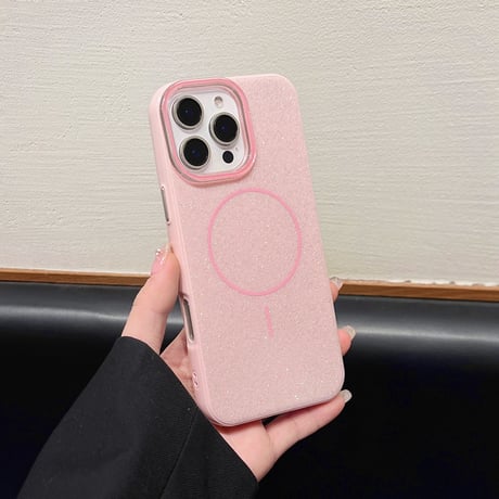 【お取り寄せ商品】iPhoneケース スマホケース iPhone16 iPhone15 iPhone14 大人可愛い MagSafe ラメ L9371