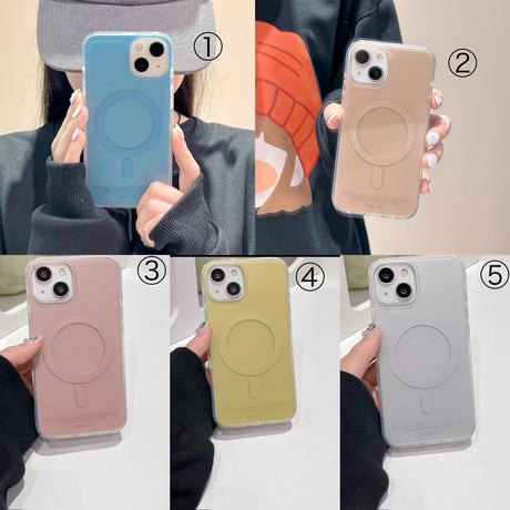 【お取り寄せ商品】iPhoneケース スマホケース iPhone15 iPhone14 かわいい 新色 MagSafe L8219