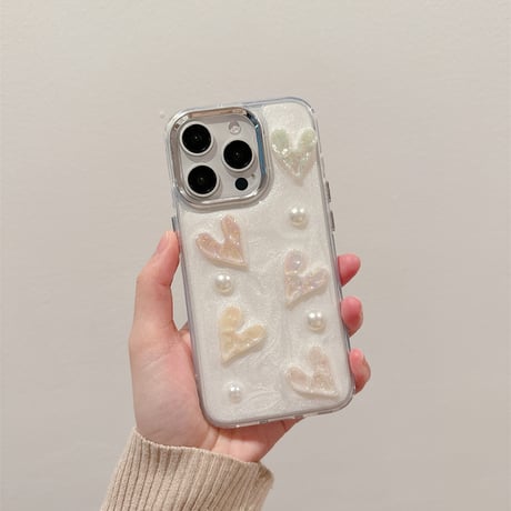 【お取り寄せ商品】iPhoneケース スマホケース iPhone16 iPhone15 iPhone14 かわいい シェル リボン L9196