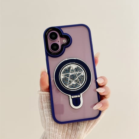 【お取り寄せ商品】iPhoneケース スマホケース iPhone16 iPhone15 iPhone14 星 スタンド クリア シンプル L8993