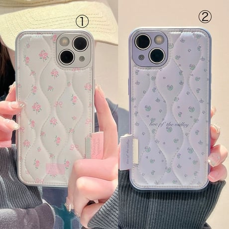 【お取り寄せ商品】iPhoneケース スマホケース iPhone15 iPhone14 エレガント 花 プリント L8248