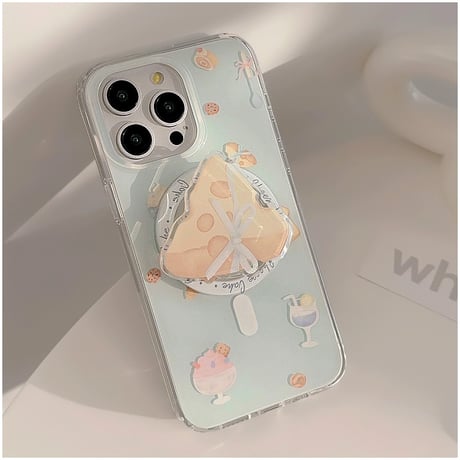 【お取り寄せ商品】iPhoneケース スマホケース iPhone15 iPhone14 韓国 パステル チーズ MagSafe L8244