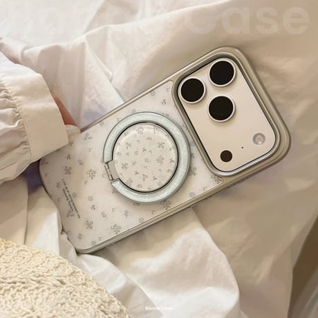 【お取り寄せ商品】iPhoneケース スマホケース iPhone17 iPhone16 iPhone15 韓国 可愛い フラワー 花柄 magsafe M7183