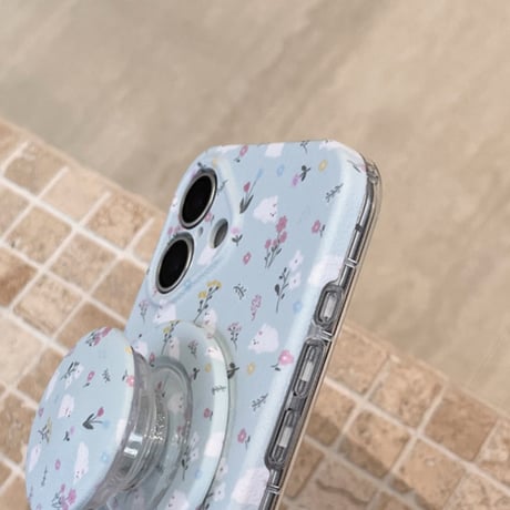 【お取り寄せ商品】iPhoneケース スマホケース iPhone16 iPhone15 iPhone14 大人可愛い 癒し系 花柄 MagSafe L9332