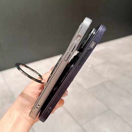 【お取り寄せ商品】iPhoneケース スマホケース iPhone16 iPhone15 iPhone14 シンプル きれいめ リング L9013
