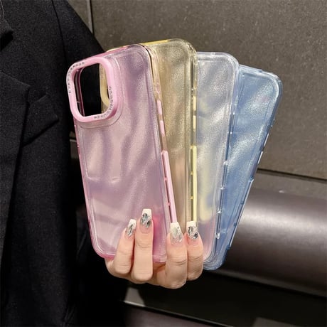 【お取り寄せ商品】iPhoneケース スマホケース iPhone16 iPhone15 iPhone14 シンプル キラキラ 光沢 L9007