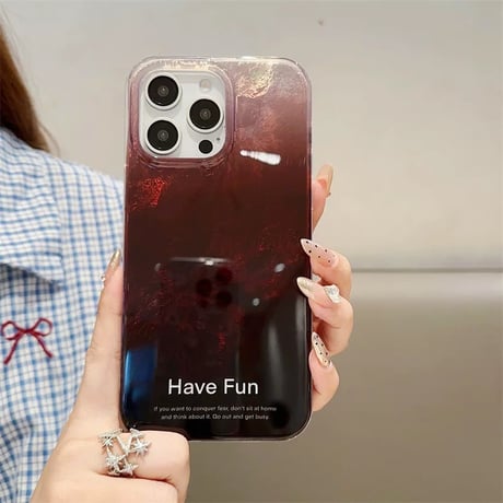 【お取り寄せ商品】iPhoneケース スマホケース iPhone15 iPhone14 シンプル きれいめ 秋色 L8979