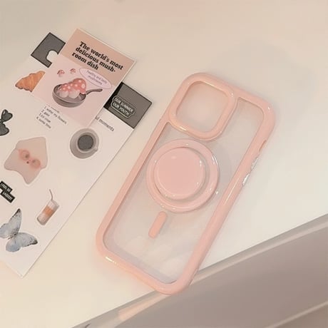 【お取り寄せ商品】iPhoneケース スマホケース iPhone15 iPhone14 クリア MagSafe 韓国 おしゃれ L8148