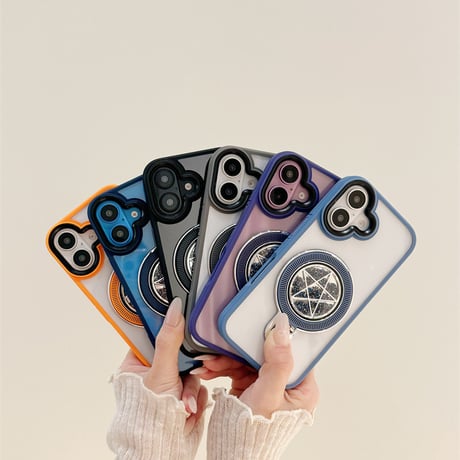 【お取り寄せ商品】iPhoneケース スマホケース iPhone16 iPhone15 iPhone14 星 スタンド クリア シンプル L8993