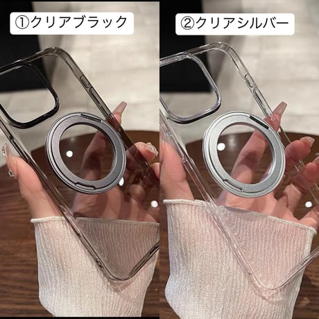 【お取り寄せ商品】iPhoneケース スマホケース iPhone16 iPhone15 iPhone14 シンプル クリア ブラック シルバー MagSafe L9476