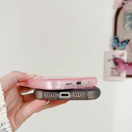 【お取り寄せ商品】iPhoneケース スマホケース iPhone15 iPhone14 猫耳 キラキラ L8247