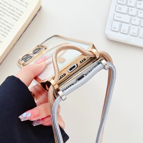 【お取り寄せ商品】iPhoneケース スマホケース iPhone16 iPhone15 iPhone14 シンプル 可愛い 韓国 ショルダーストラップ MagSafe L9362