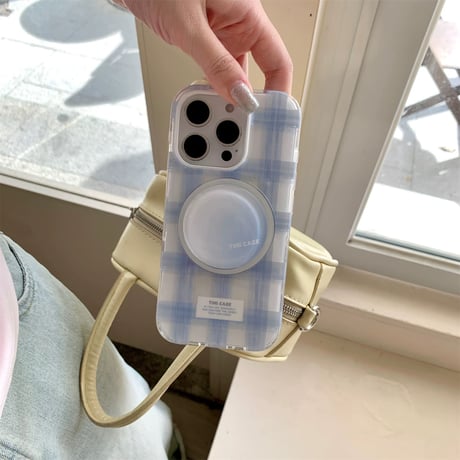 【お取り寄せ商品】iPhoneケース スマホケース iPhone17 iPhone16 iPhone15 おしゃれ magsafe 韓国 可愛い チェック M7076