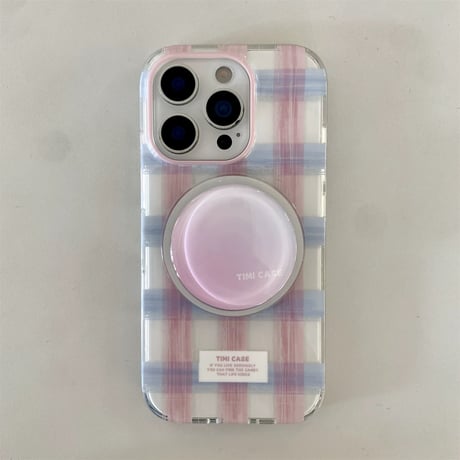 【お取り寄せ商品】iPhoneケース スマホケース iPhone17 iPhone16 iPhone15 おしゃれ magsafe 韓国 可愛い チェック M7076