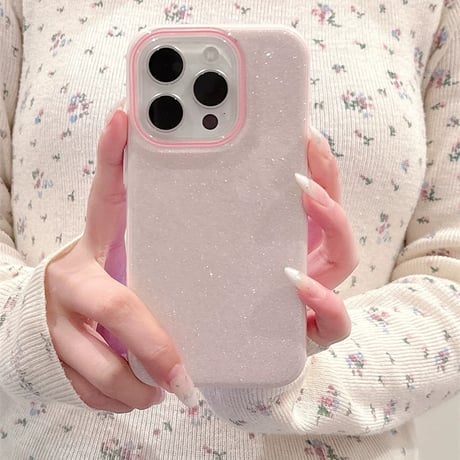 【お取り寄せ商品】iPhoneケース スマホケース iPhone16 iPhone15 iPhone14 シンプル 推し活 ラメ M7041