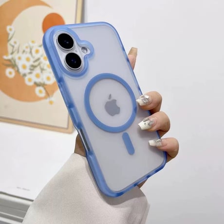 【お取り寄せ商品】iPhoneケース スマホケース iPhone16 iPhone15 iPhone14 シンプル フレームカラー MagSafe L9172