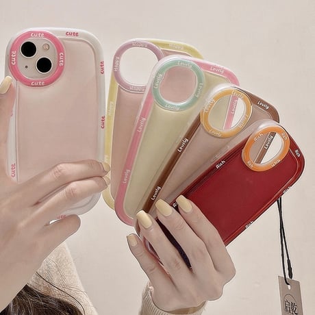 【お取り寄せ商品】iPhoneケース スマホケース iPhone15 iPhone14 レザー風 コントラストカラー カラーフレーム 無地 くすみカラー シンプル かわいい 韓国風 L7469