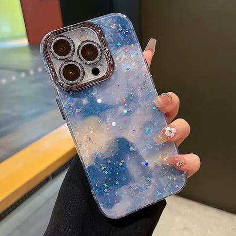【お取り寄せ商品】iPhoneケース スマホケース iPhone16 iPhone15 iPhone14 マーブル ピンク ブルー 大理石 L9859